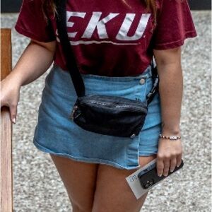 Denim Wrap Love Tree Denim Skort